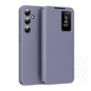 Gigapack Samsung Galaxy A55 5G (SM-A556) tok álló (aktív flip, oldalra nyíló, smart view cover) lila