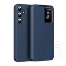 Gigapack Samsung Galaxy A55 5G (SM-A556) tok álló (aktív flip, oldalra nyíló, smart view cover) sötétkék