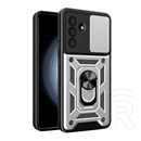 Gigapack Samsung Galaxy A56 5G (SM-A566) defender szilikon telefonvédő (ütésállóság, tartógyűrű, kameravédő) ezüst