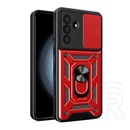 Gigapack Samsung Galaxy A56 5G (SM-A566) defender szilikon telefonvédő (ütésállóság, tartógyűrű, kameravédő) piros