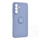 Gigapack Samsung Galaxy A56 5G (SM-A566) szilikon telefonvédő (tartógyűrű, plüss belső, mágneses, kameravédő) lila