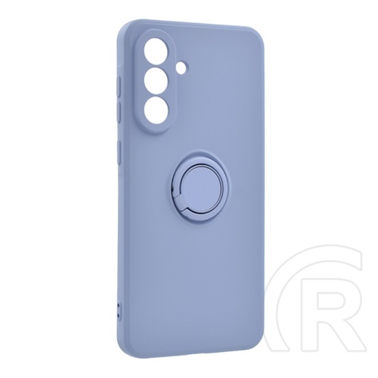 Gigapack Samsung Galaxy A56 5G (SM-A566) szilikon telefonvédő (tartógyűrű, plüss belső, mágneses, kameravédő) lila