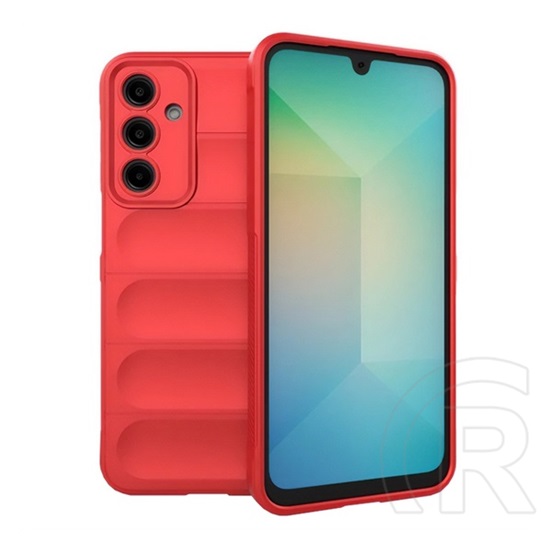 Gigapack Samsung Galaxy A56 5G (SM-A566) szilikon telefonvédő (ütésállóság, kameravédő, 3d) piros