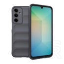 Gigapack Samsung Galaxy A56 5G (SM-A566) szilikon telefonvédő (ütésállóság, kameravédő, 3d) sötétszürke