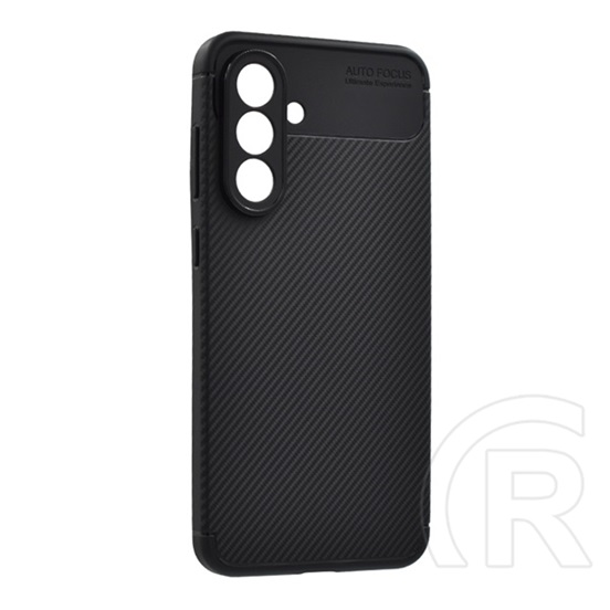 Gigapack Samsung Galaxy A56 5G (SM-A566) szilikon telefonvédő (ütésállóság, légpárnás sarok, karbon minta) fekete
