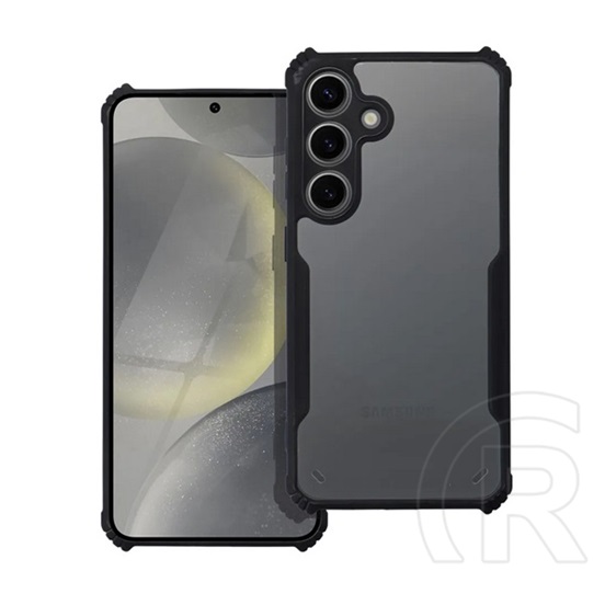 Gigapack Samsung Galaxy A56 5G (SM-A566) szilikon védő (ütésálló, légpárnás sarok, akril hátlap, kameravédő) fekete