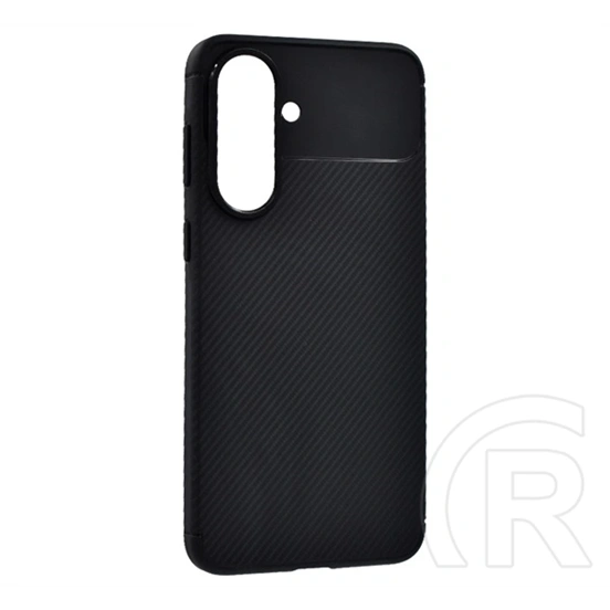 Gigapack Samsung Galaxy A57 5G (SM-A576) szilikon telefonvédő (légpárnás sarok, karbon minta, fekete)