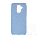 Gigapack Samsung Galaxy A6+ (2018) SM-A605F szilikon védő (műanyag belső, kivehető csillámporos papír réteg) kék