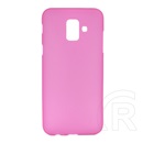 Gigapack Samsung Galaxy A6 (2018) szilikon telefonvédő (matt, rózsaszín)