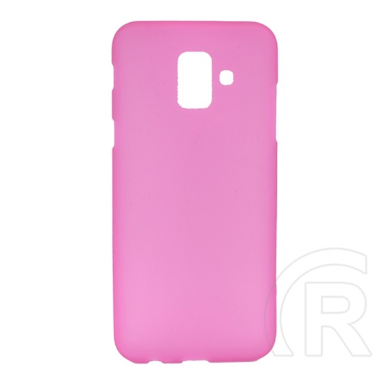 Gigapack Samsung Galaxy A6 (2018) szilikon telefonvédő (matt, rózsaszín)