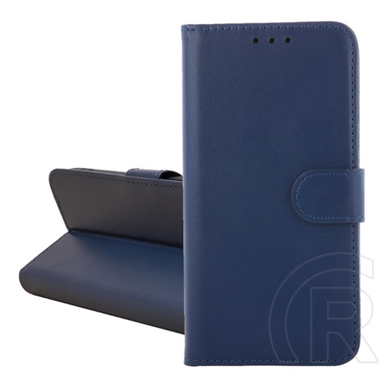 Gigapack Samsung Galaxy A71 (SM-A715F) tok álló, bőr hatású (flip, oldalra nyíló, kártyazseb, asztali tartó) sötétkék