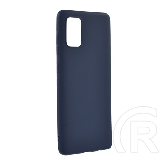Gigapack Samsung Galaxy A71 szilikon telefonvédő (matt, sötétkék)