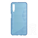 Gigapack Samsung Galaxy A7 (2018) SM-A750F szilikon telefonvédő (S-line, karbon minta) kék