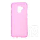 Gigapack Samsung Galaxy A8+ (2018) szilikon telefonvédő (matt, rózsaszín)