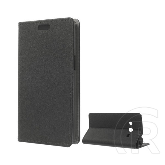 Gigapack Samsung Galaxy Core LTE (SM-G386F) tok álló (Flip, oldalra nyíló, prémium) fekete
