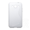 Gigapack Samsung Galaxy Core Prime LTE szilikon telefonvédő (S-line, fehér)