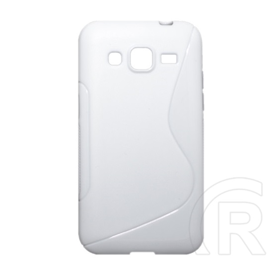 Gigapack Samsung Galaxy Core Prime LTE szilikon telefonvédő (S-line, fehér)