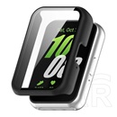 Gigapack Samsung Galaxy Fit 3 műanyag keret (bumper, ütésállóság + kijelzővédő üveg) fekete