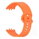 Gigapack Samsung Galaxy Fit 3 pótszíj (egyedi méret, szilikon) narancssárga