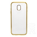Gigapack Samsung Galaxy J3 (2017) SM-J330 EU szilikon telefonvédő (fémhatású keret) arany