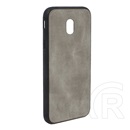 Gigapack Samsung Galaxy J3 (2017) SM-J330 EU szilikon telefonvédő (szövet minta) szürke