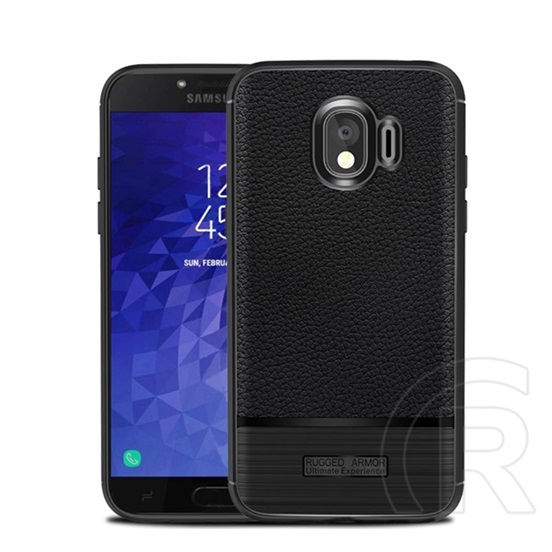Gigapack Samsung Galaxy J4 (2018) SM-J400F szilikon telefonvédő (közepesen ütésálló, szálcsiszolt) fekete