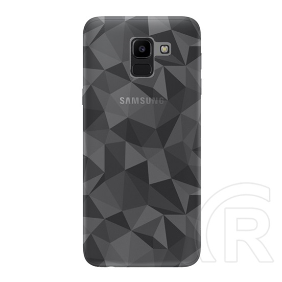 Gigapack Samsung Galaxy J6 (2018) szilikon telefonvédő (3D, gyémánt minta, átlátszó)