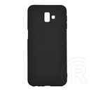 Gigapack Samsung Galaxy J6+ szilikon telefonvédő (beépített fémlemez, matt, fekete)