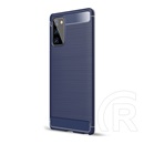 Gigapack Samsung Galaxy Note 20 (SM-N981F) szilikon telefonvédő (közepesen ütésálló, szálcsiszolt, karbon minta) kék