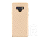 Gigapack Samsung Galaxy Note 9 szilikon telefonvédő (karbon minta, arany)