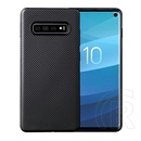Gigapack Samsung Galaxy S10+ Szilikon telefonvédő (karbon minta, fekete)