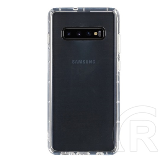 Gigapack Samsung Galaxy S10+ Szilikon telefonvédő (közepesen ütésálló, légpárnás keret, átlátszó)