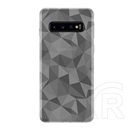 Gigapack Samsung Galaxy S10 szilikon telefonvédő (3D, gyémánt minta, átlátszó)