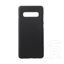 Gigapack Samsung Galaxy S10 szilikon telefonvédő (matt, fekete)