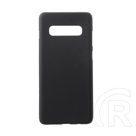 Gigapack Samsung Galaxy S10 szilikon telefonvédő (matt, fekete)