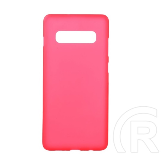 Gigapack Samsung Galaxy S10 szilikon telefonvédő (matt, piros)