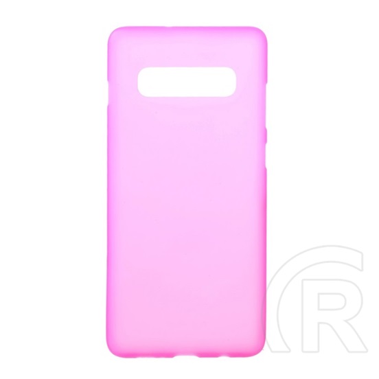 Gigapack Samsung Galaxy S10 szilikon telefonvédő (matt, rózsaszín)