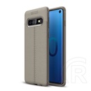Gigapack Samsung Galaxy S10 szilikon tok (szürke)