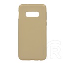 Gigapack Samsung Galaxy S10e Szilikon telefonvédő (matt, arany)