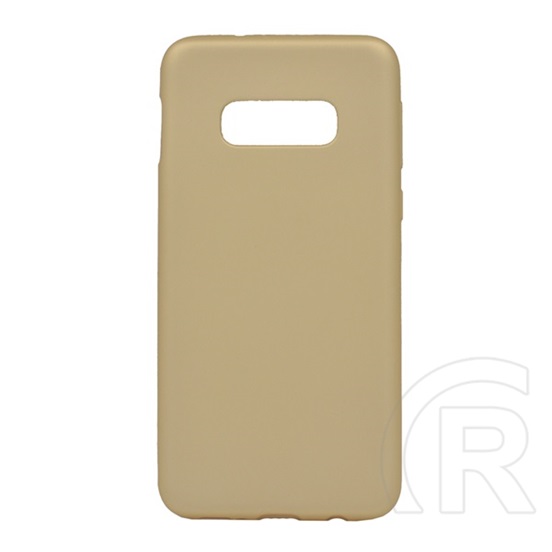 Gigapack Samsung Galaxy S10e Szilikon telefonvédő (matt, arany)