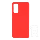 Gigapack Samsung Galaxy S20 FE (SM-G780) szilikon telefonvédő (matt) piros