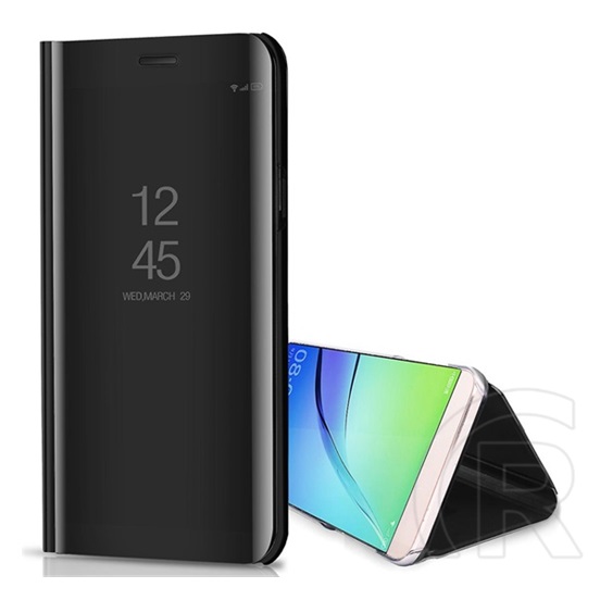Gigapack Samsung Galaxy S20 (SM-G981U) tok álló (aktív Flip, oldalra nyíló, tükrös felület) fekete