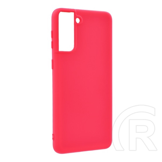 Gigapack Samsung Galaxy S21 Plus (SM-G996) szilikon telefonvédő (matt) rózsaszín