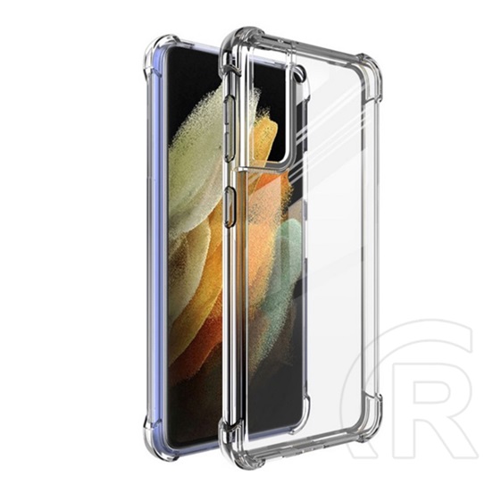 Gigapack Samsung Galaxy S21 (SM-G991) szilikon telefonvédő (közepesen ütésálló) átlátszó