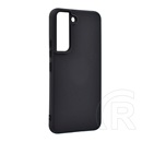 Gigapack Samsung Galaxy S22 5G (SM-S901) szilikon védő (matt, mikrofiber plüss karcolásmentesítő belső, prémium) fekete