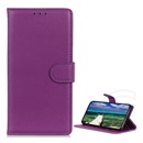 Gigapack Samsung Galaxy S22 Plus 5G (SM-S906) tok álló, bőr hatású (flip, asztali tartó funkció, prémium) lila