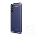 Gigapack Samsung Galaxy S22 Plus 5G (SM-S906) védő (közepesen ütésálló, légpárnás sarok, szálcsiszolt) sötétkék