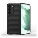 Gigapack Samsung Galaxy S23 Plus (SM-S916) szilikon telefonvédő (közepesen ütésálló, kamera védelem, 3d minta) fekete