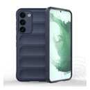 Gigapack Samsung Galaxy S23 Plus (SM-S916) szilikon telefonvédő (közepesen ütésálló, kamera védelem, 3d minta) sötétkék