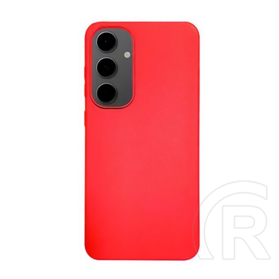 Gigapack Samsung Galaxy S24 FE (SM-S721) szilikon telefonvédő (matt) piros